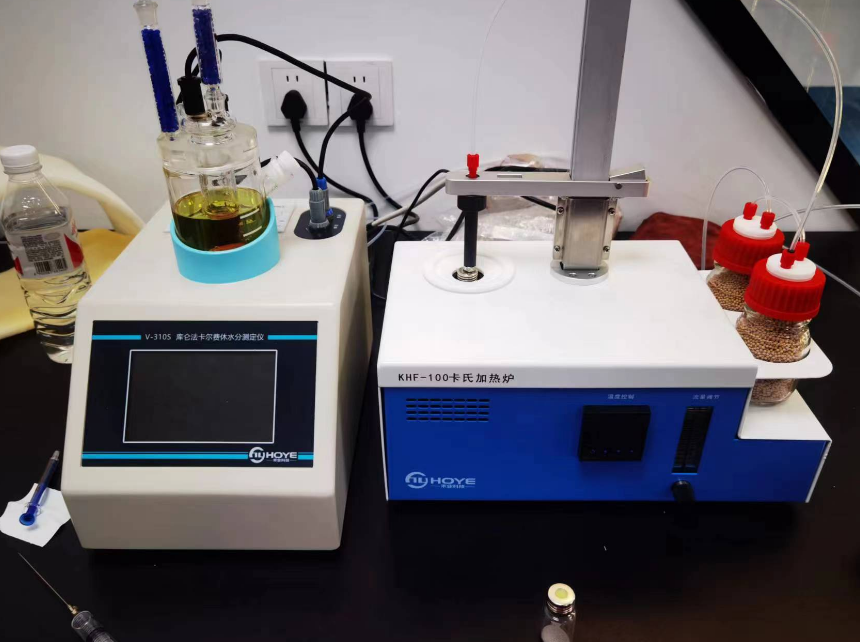 重慶望變電氣集團使用我公司V310S-KHF卡爾費休水分測定儀檢測 重慶望變電氣集團使用我公司V310S-KHF卡爾費休水分測定儀檢測